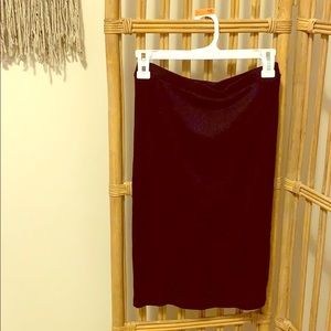 Kendall & Kylie High Rise Midi Skirt